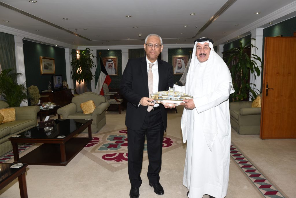 محافظ الجهراء يستقبل سعادة سفير جمهورية مصر العربية لدى دولة الكويت