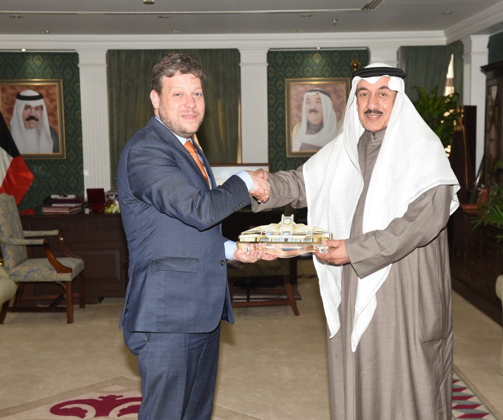 محافظ الجهراء يستقبل سعادة سفير مملكة بلجيكا لدى الكويت